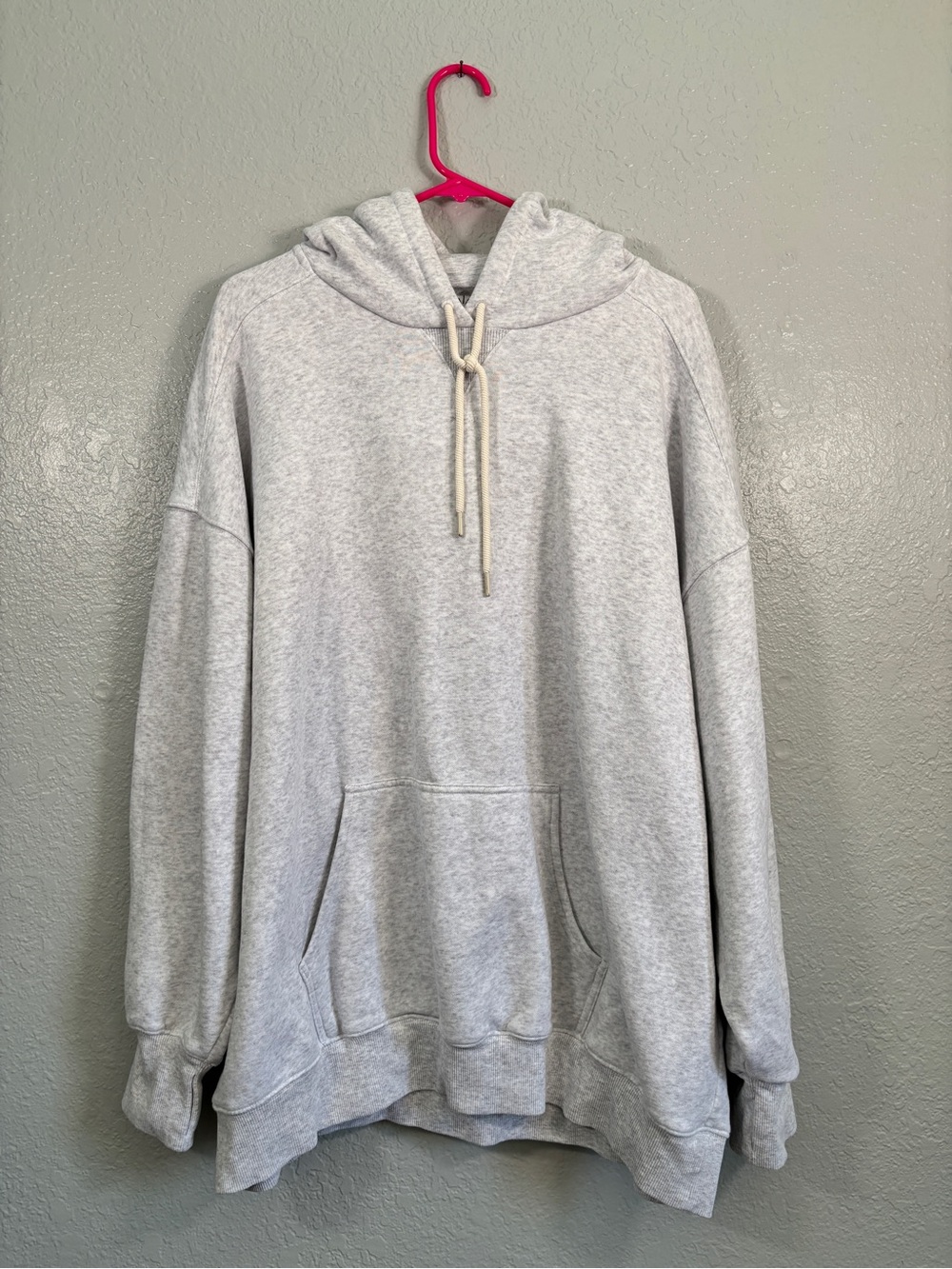 Aerie Offline Heather Gray Oversized Hooded Sweatshirt Sz. XL